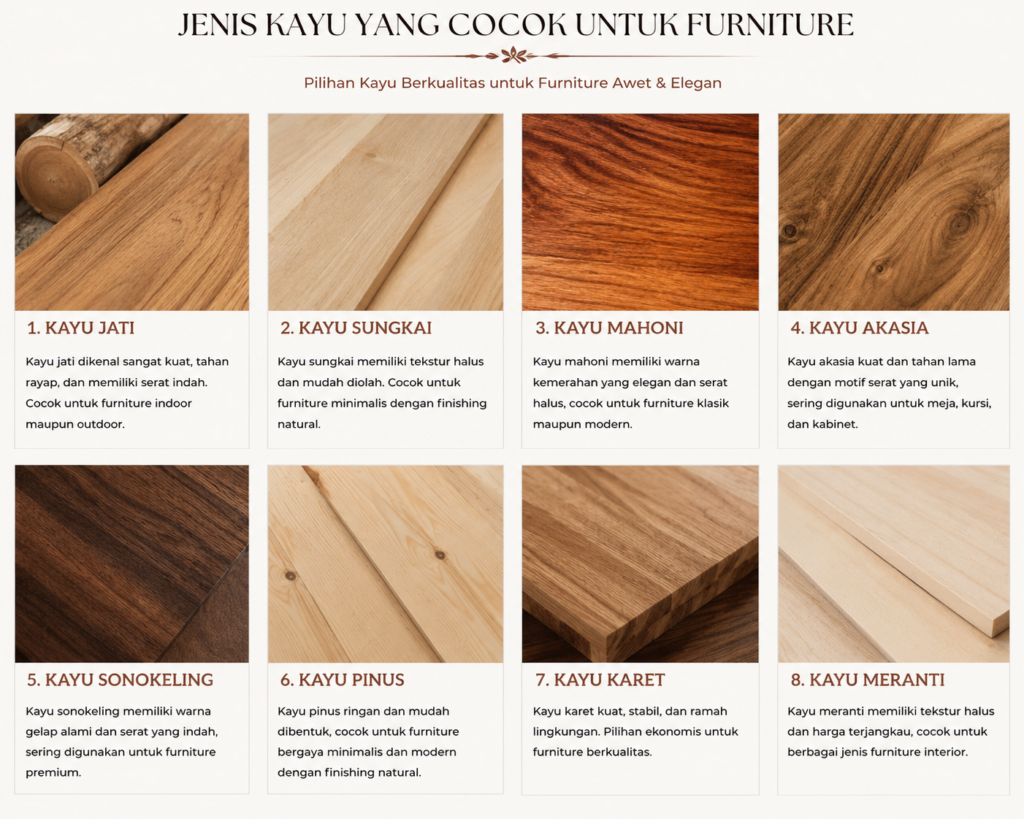 Jenis Kayu yang Cocok untuk Furniture Berkualitas chatgpt image 7 mei 2026, 16.30.48