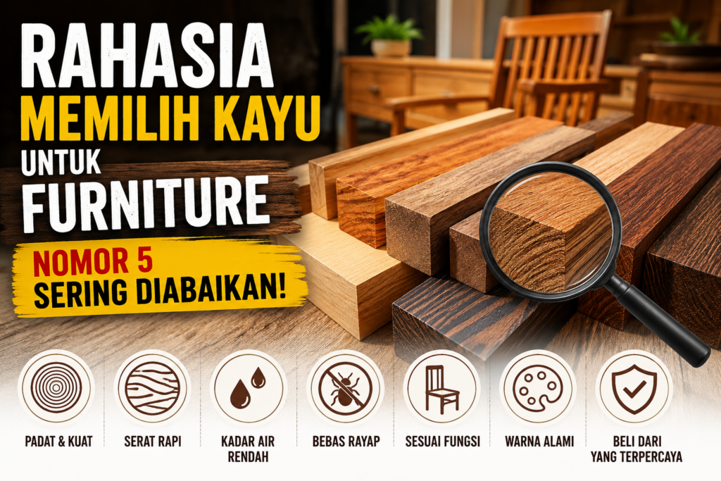 Tips Memilih Kayu Furniture yang tepat chatgpt image may 6, 2026, 05 19 46 pm
