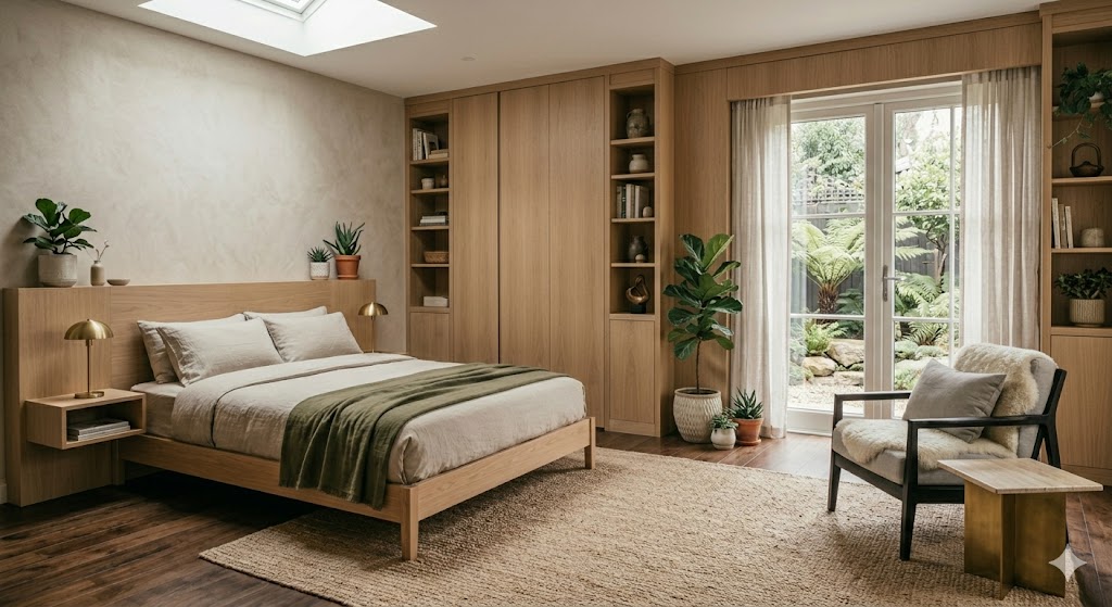 kamar dengan furniture custom